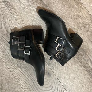Via Spiga Vincia Leather Ankle Bootie